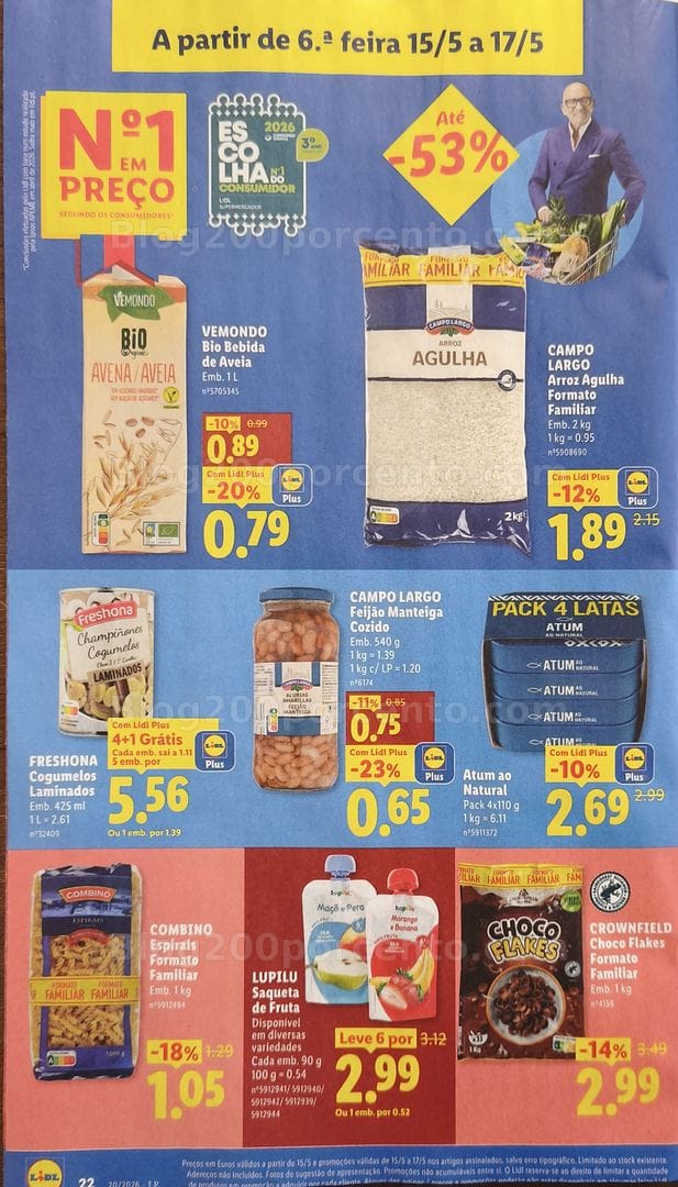 Antevisão Folheto LIDL Promoções de 11 a 17 maio