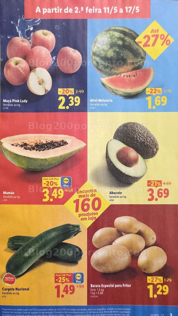 Antevisão Folheto LIDL Promoções de 11 a 17 maio
