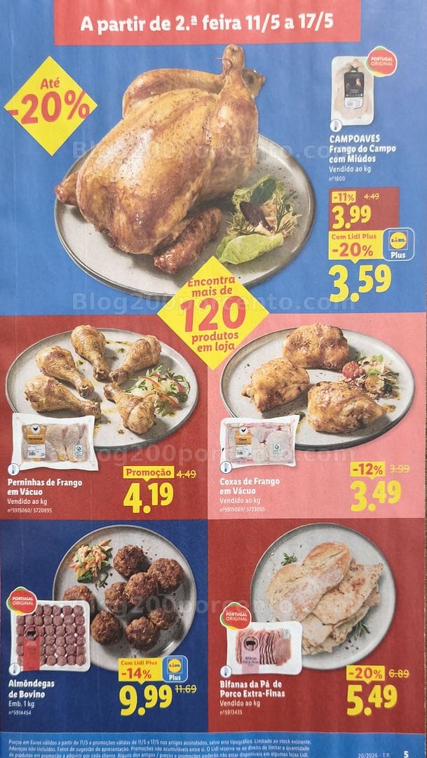 Antevisão Folheto LIDL Promoções de 11 a 17 maio