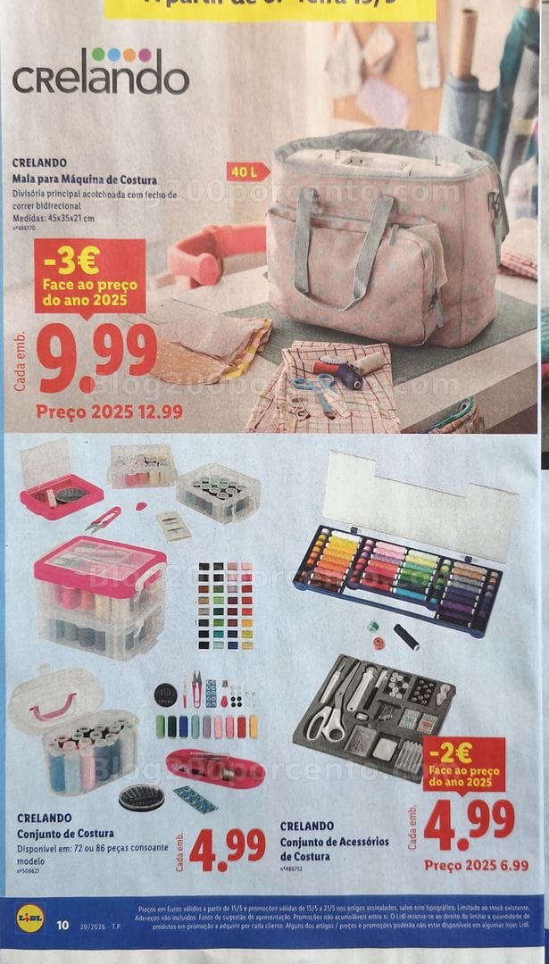 Antevisão Folheto LIDL Bazar Promoções de 11 a 21 maio