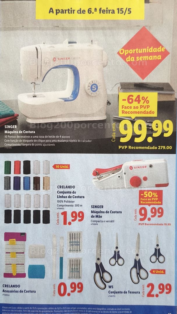 Antevisão Folheto LIDL Bazar Promoções de 15 a 21 maio