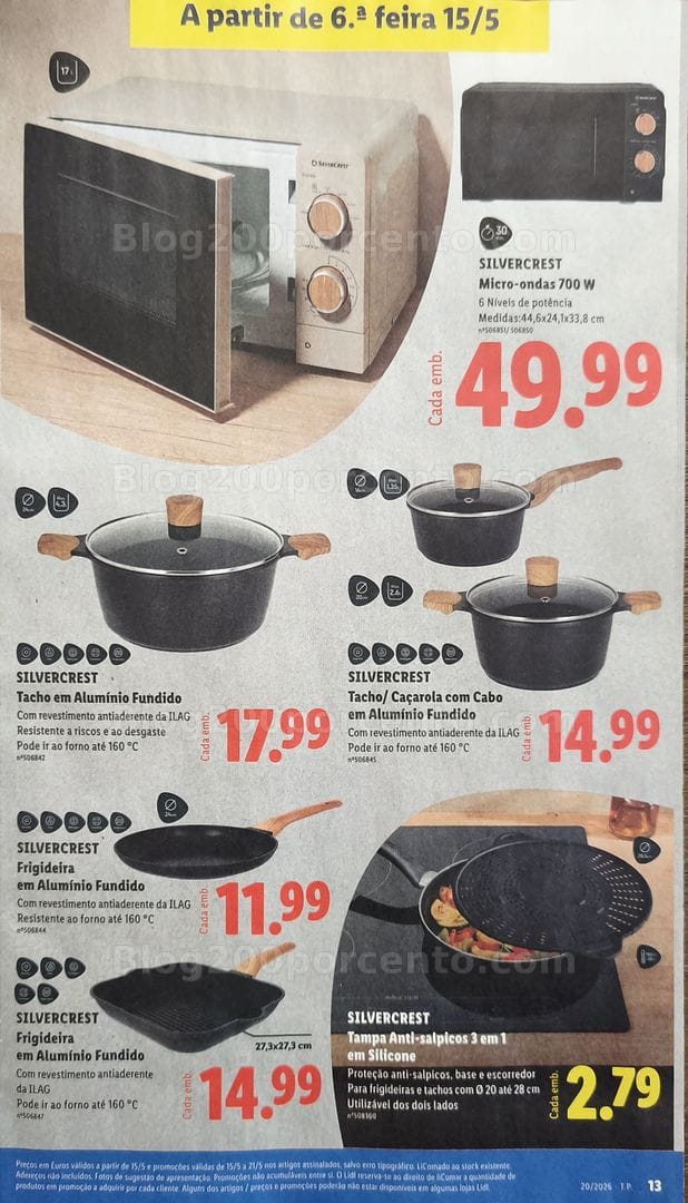 Antevisão Folheto LIDL Bazar Promoções de 11 a 21 maio
