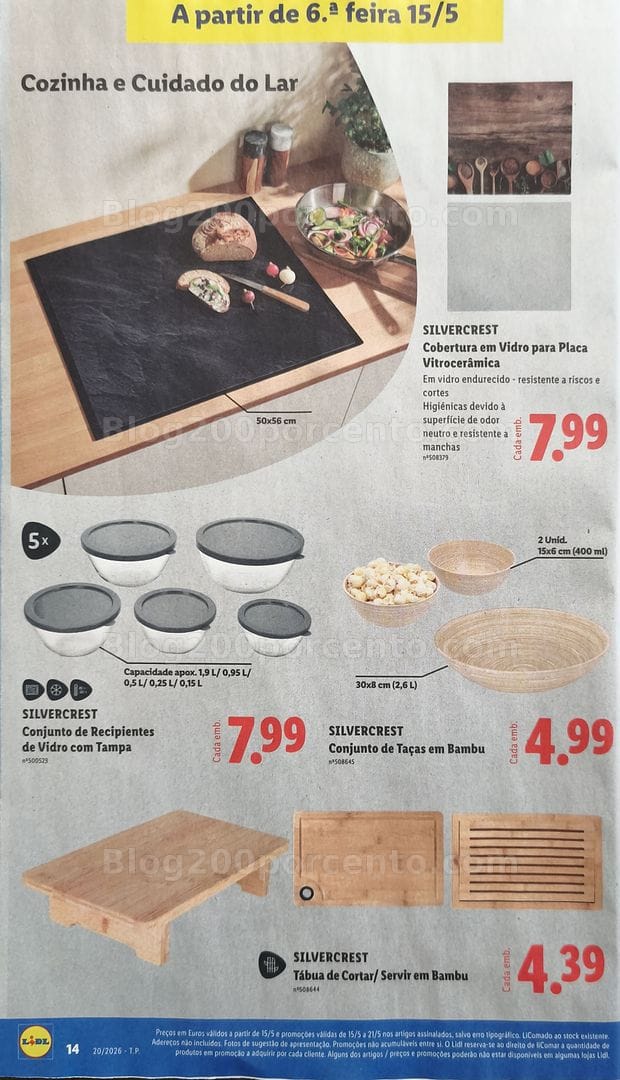 Antevisão Folheto LIDL Bazar Promoções de 11 a 21 maio