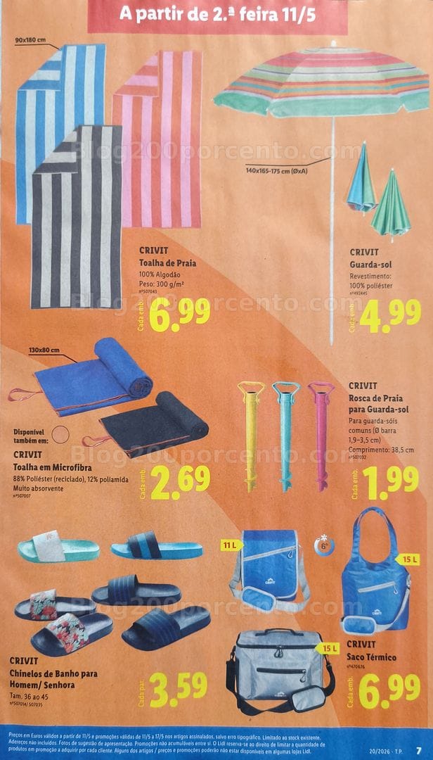 Antevisão Folheto LIDL Bazar Promoções de 11 a 21 maio