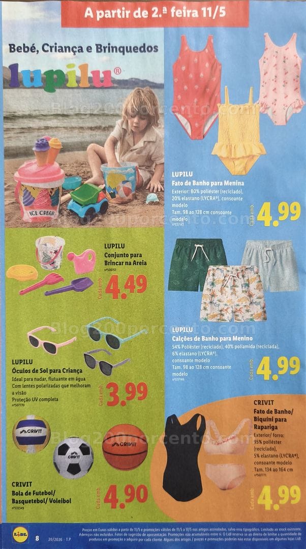 Antevisão Folheto LIDL Bazar Promoções de 11 a 21 maio