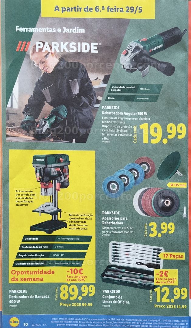 Antevisão Folheto LIDL Bazar Promoções de 25 maio a 4 junho