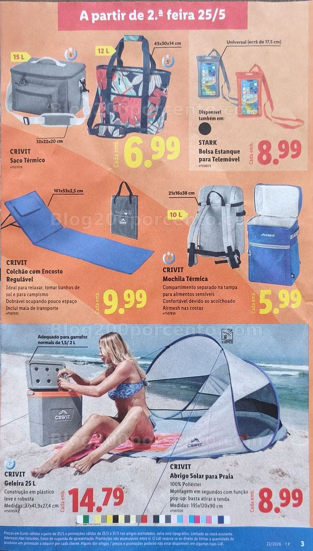 Antevisão Folheto LIDL Bazar Promoções de 25 maio a 4 junho