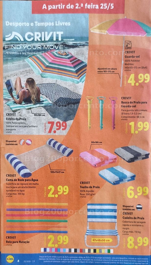 Antevisão Folheto LIDL Bazar Promoções de 25 maio a 4 junho