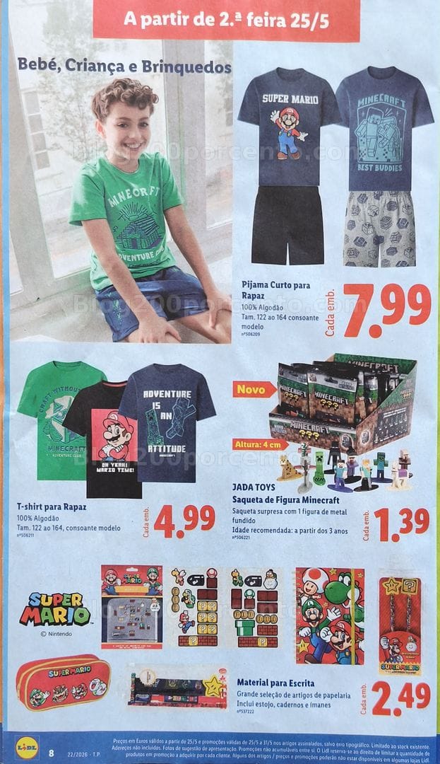 Antevisão Folheto LIDL Bazar Promoções de 25 maio a 4 junho