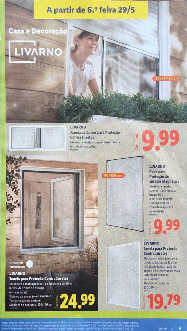 Antevisão Folheto LIDL Bazar Promoções de 25 maio a 4 junho