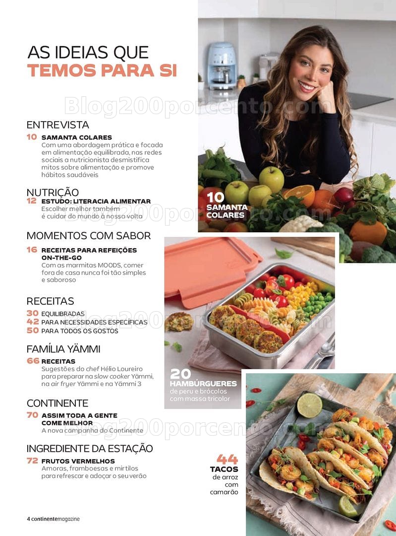 Antevisão Revista CONTINENTE Magazine Maio a Agosto - Vales de Desconto