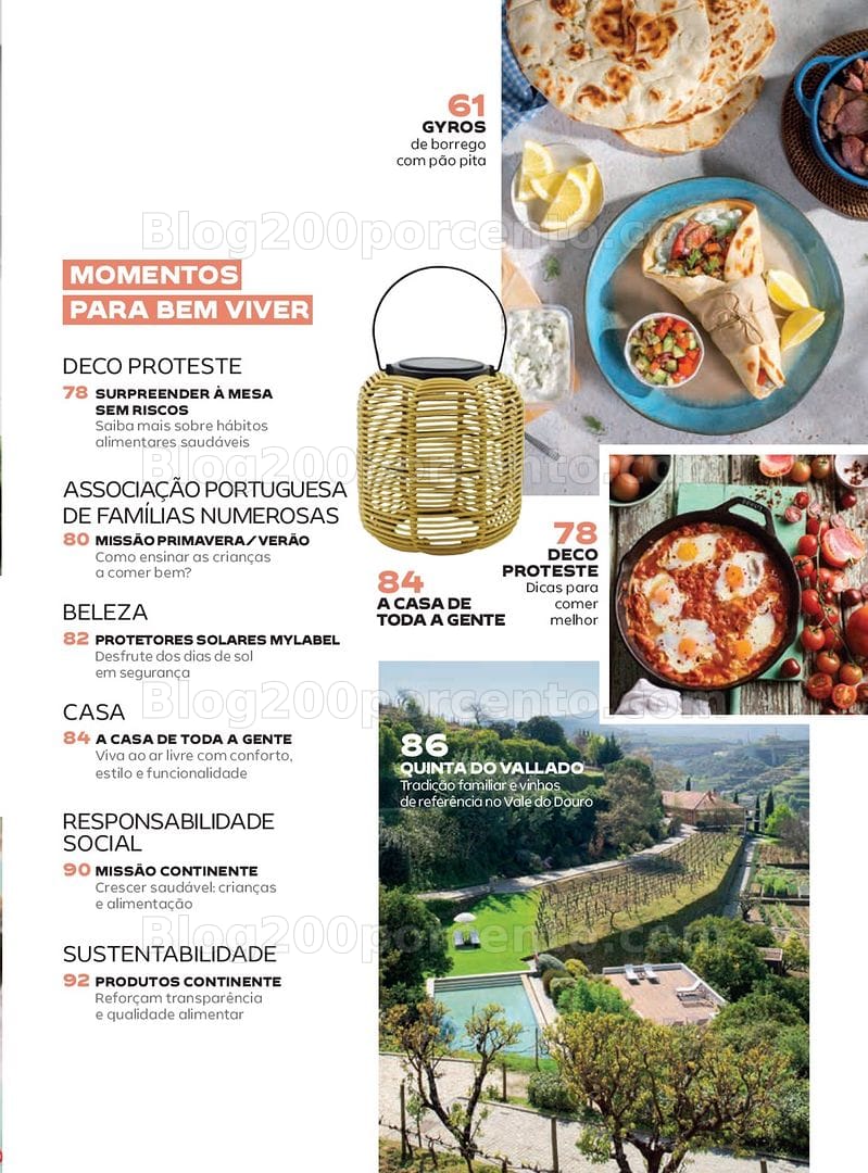 Antevisão Revista CONTINENTE Magazine Maio a Agosto - Vales de Desconto