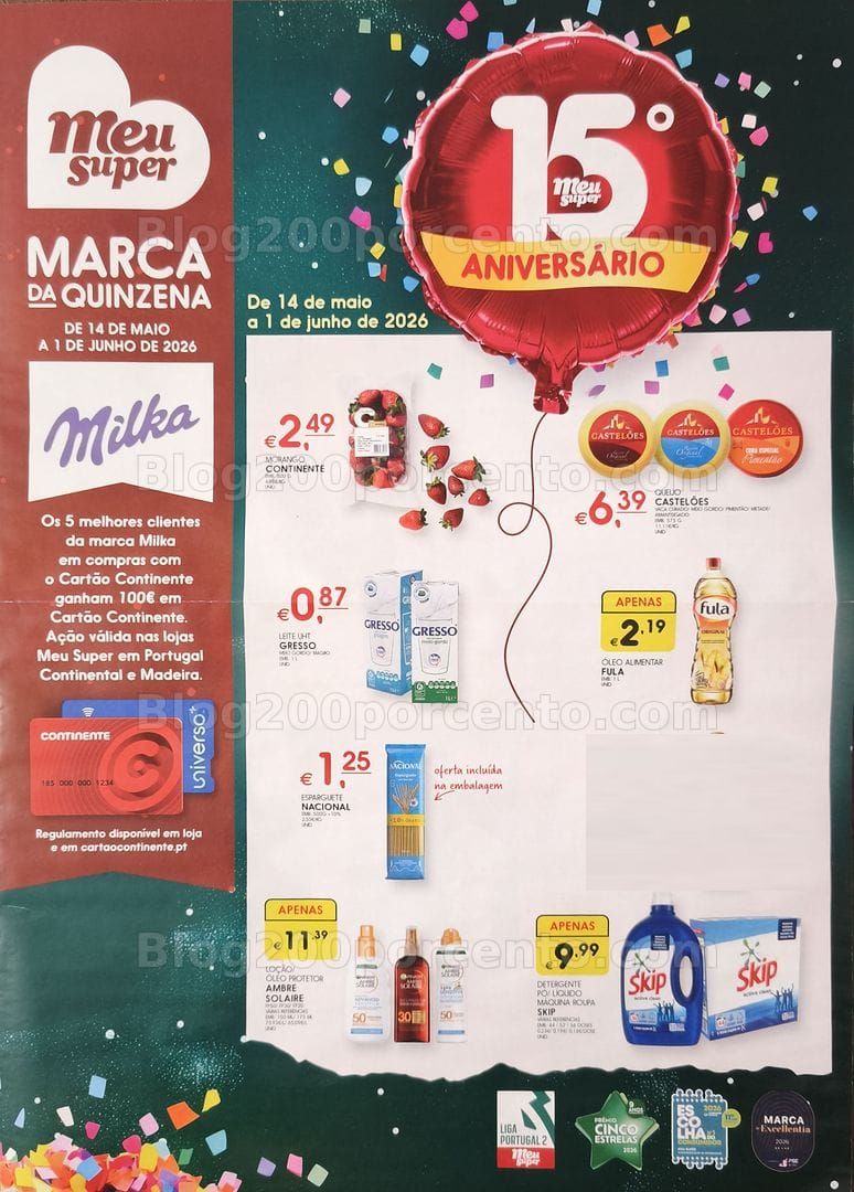 Antevisão Folheto MEU SUPER Aniversário Promoções de 14 maio a 1 junho