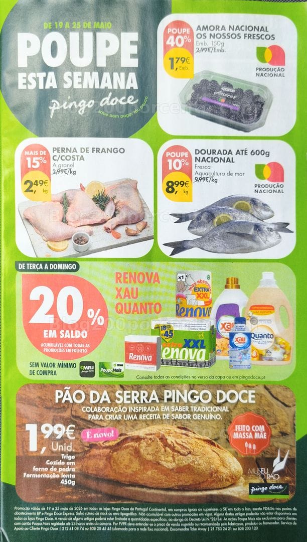 Antevisão Folheto PINGO DOCE Promoções de 19 a 25 maio