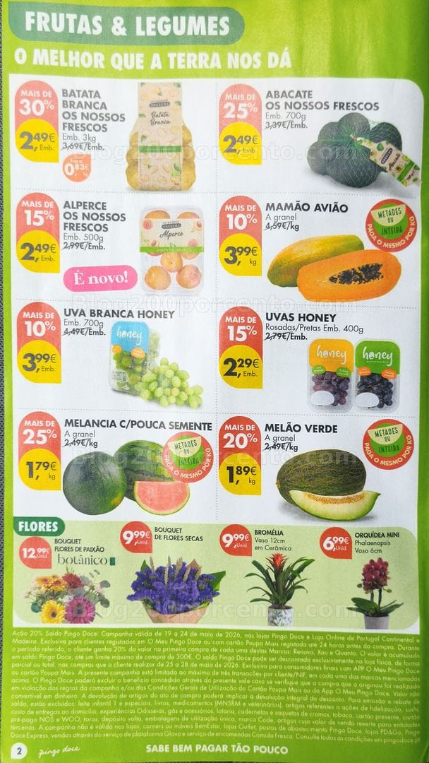Antevisão Folheto PINGO DOCE Promoções de 19 a 25 maio