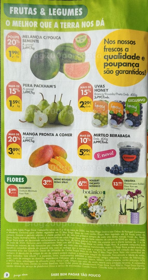 Antevisão Folheto PINGO DOCE Promoções de 5 a 11 maio