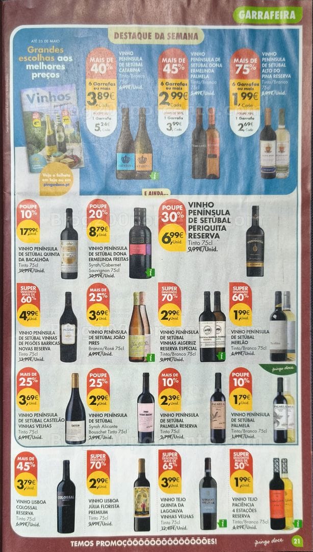 Antevisão Folheto PINGO DOCE Promoções de 5 a 11 maio