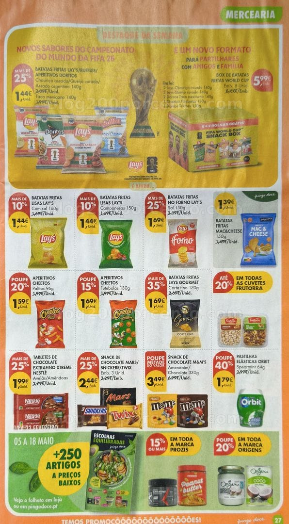 Antevisão Folheto PINGO DOCE Promoções de 5 a 11 maio
