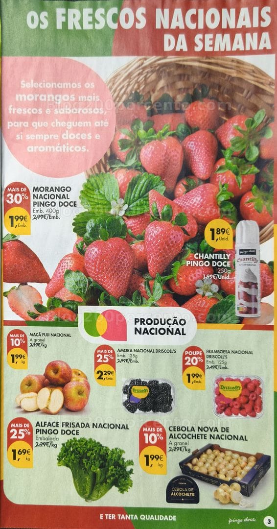 Antevisão Folheto PINGO DOCE Promoções de 5 a 11 maio