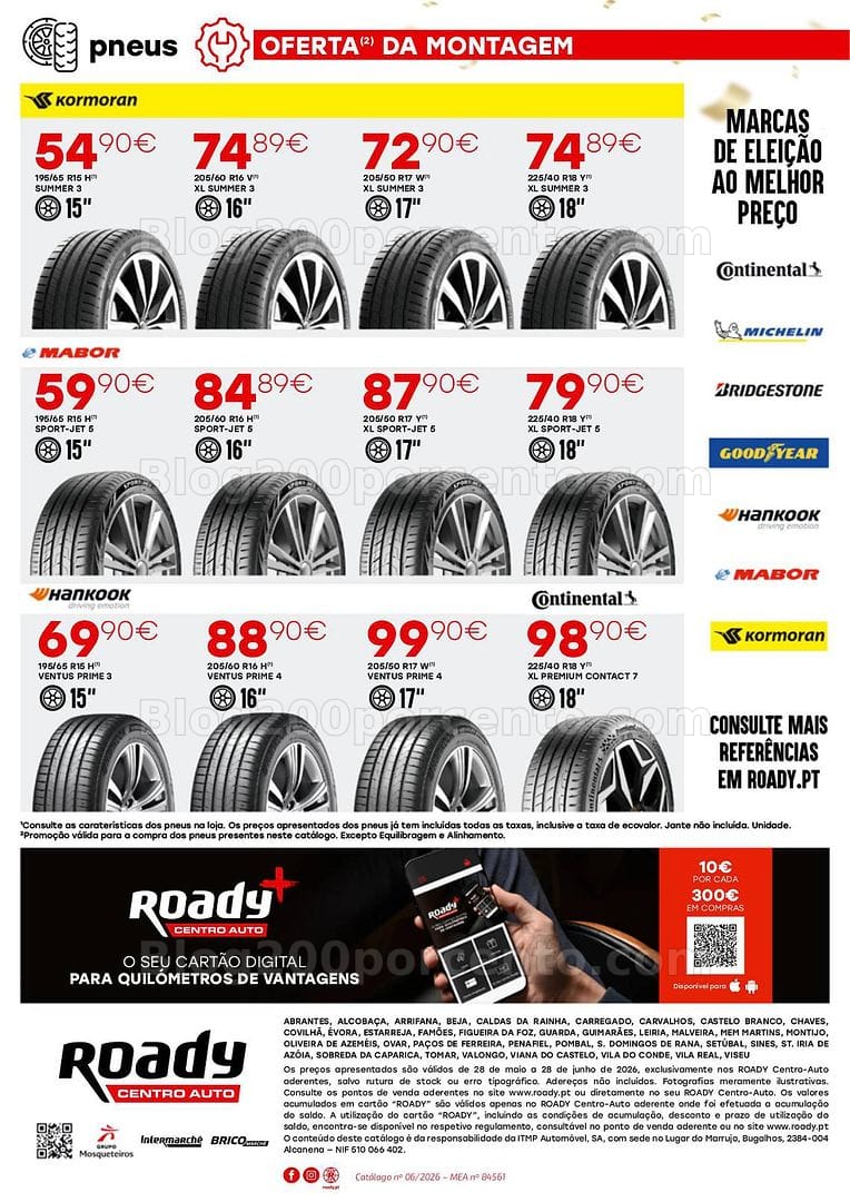 Antevisão Folheto ROADY Promoções de 28 maio a 28 junho