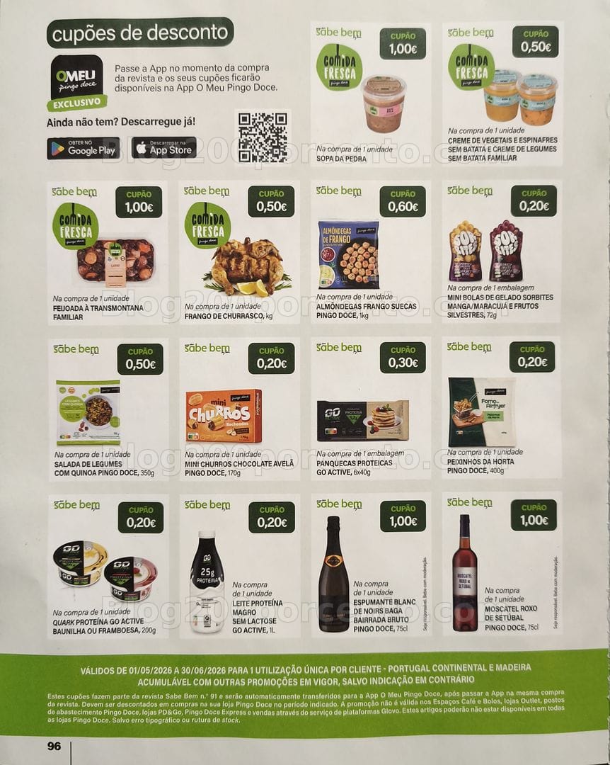 Antevisão Revista PINGO DOCE Sabe Bem maio e junho e os seus vales de desconto!