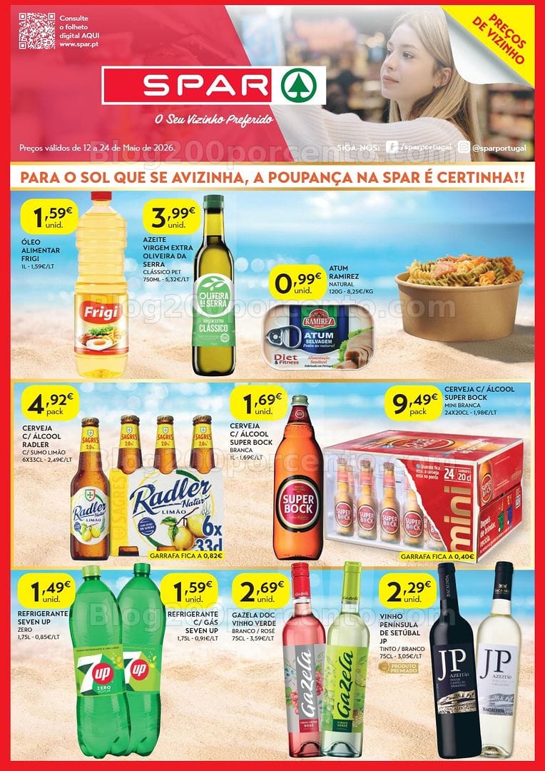 Antevisão Folheto SPAR Promoções de 12 a 24 maio
