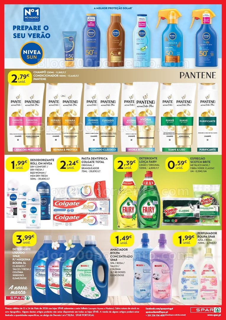 Antevisão Folheto SPAR Promoções de 12 a 24 maio