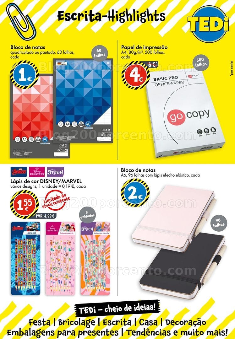 Antevisão Folheto TEDI Promoções de 22 a 29 maio