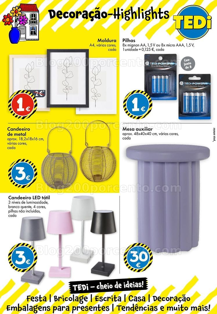 Antevisão Folheto TEDI Promoções de 22 a 29 maio