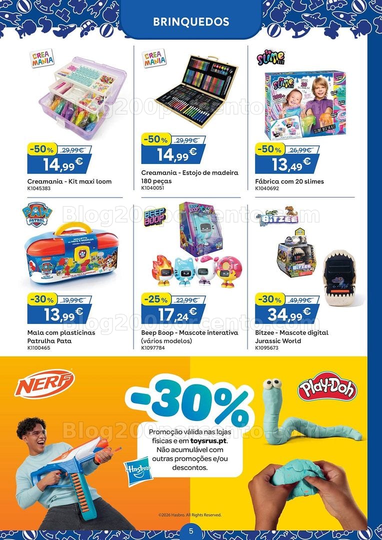 Antevisão Folheto TOYSRUS Especial Dia da Criança Promoções até 1 junho