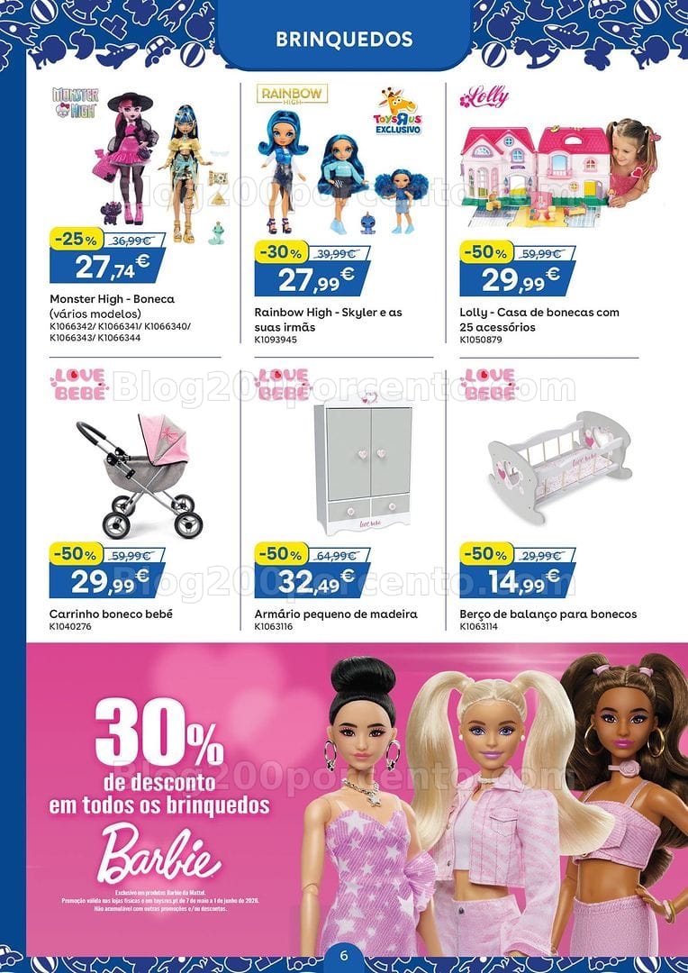 Antevisão Folheto TOYSRUS Especial Dia da Criança Promoções até 1 junho