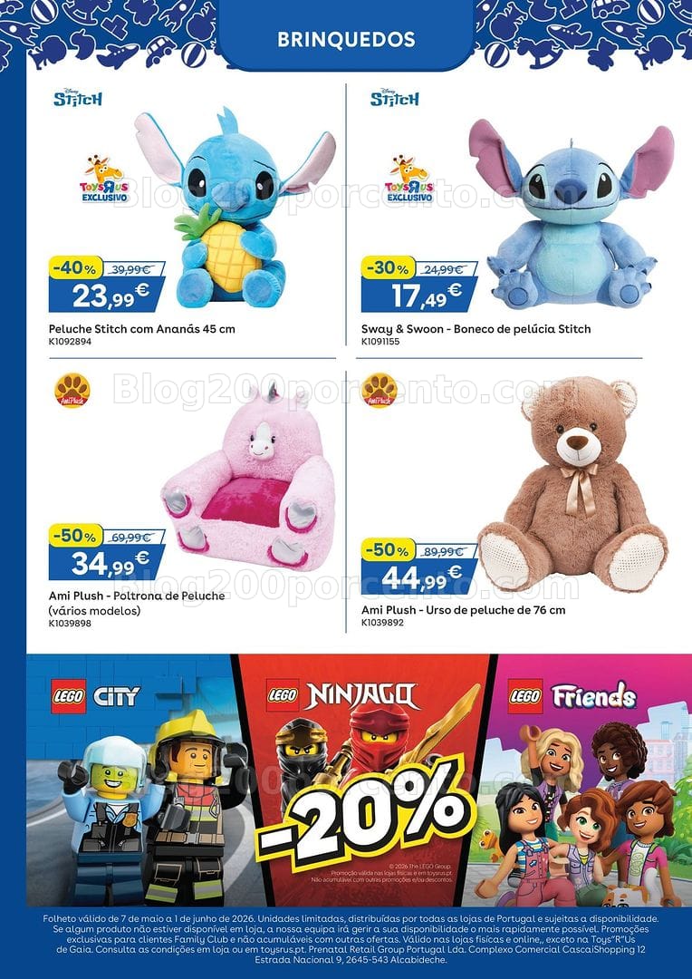 Antevisão Folheto TOYSRUS Especial Dia da Criança Promoções até 1 junho