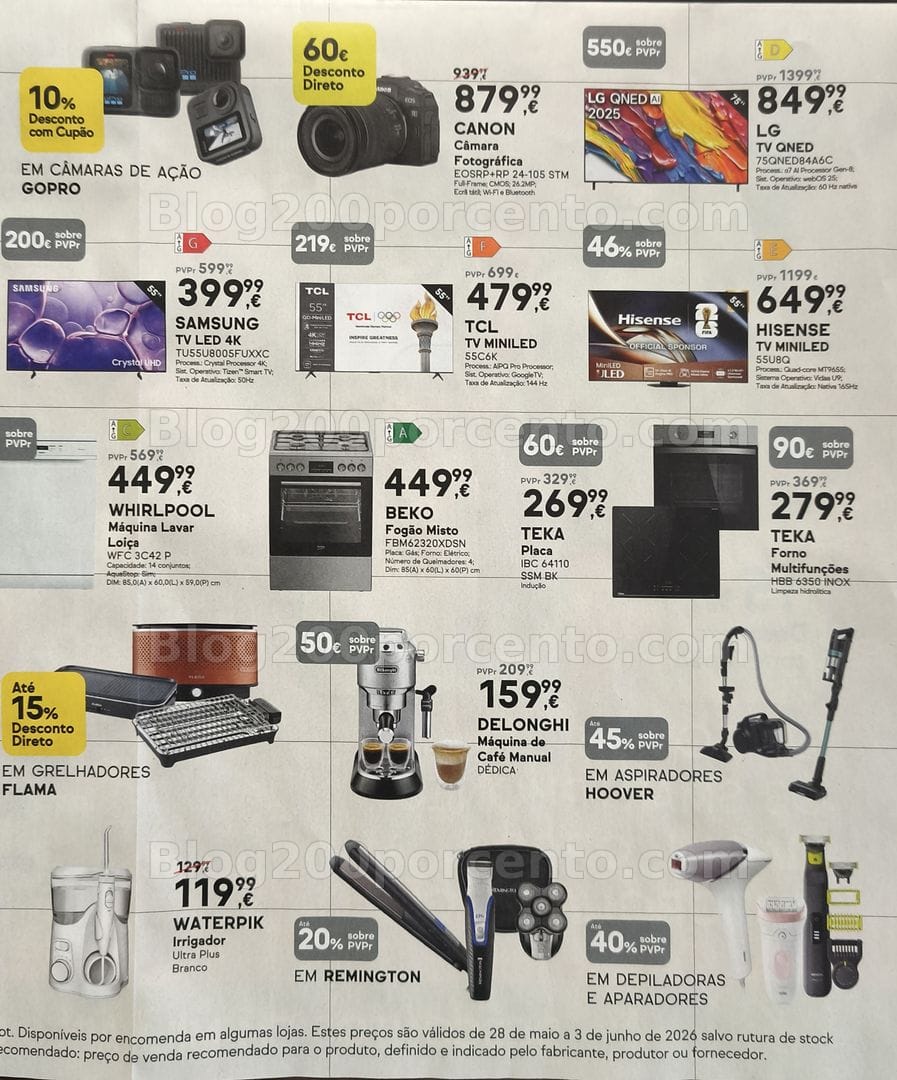 Antevisão Folheto WORTEN Promoções de 28 maio a 3 junho