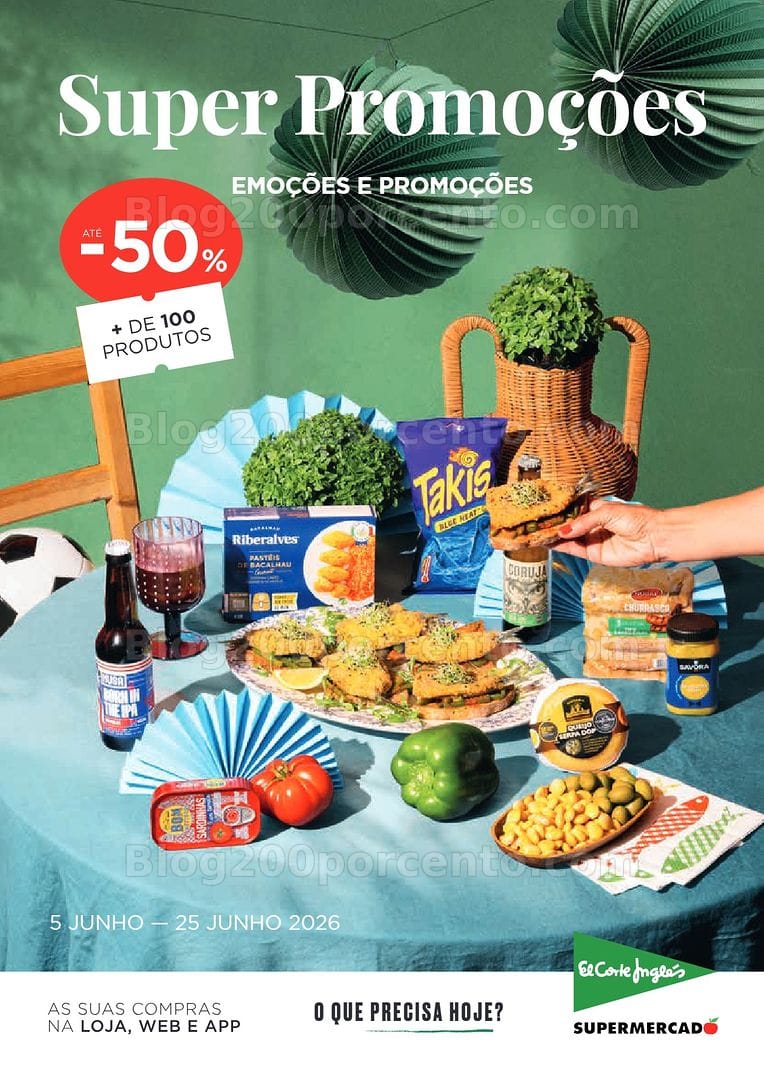 Antevisão Folheto EL CORTE INGLÉS Promoções de 5 a 25 junho