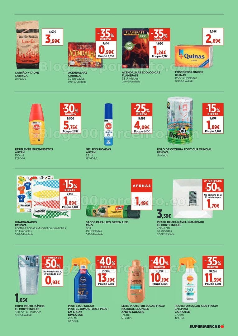 Antevisão Folheto EL CORTE INGLÉS Promoções de 5 a 25 junho