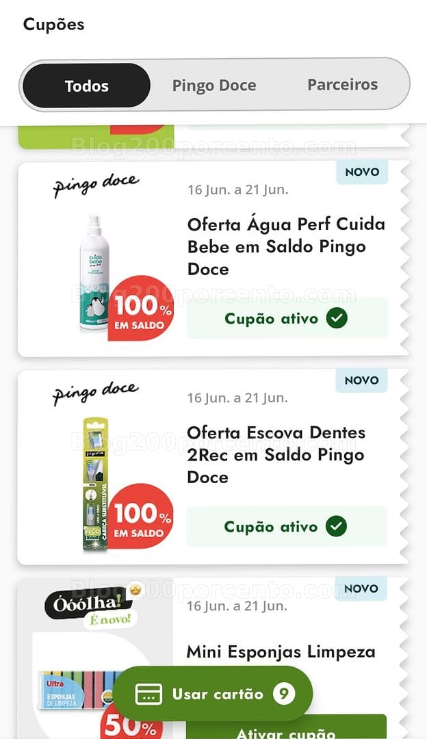 ALERTA - 100% de desconto PINGO DOCE - Verifiquem os vossos cupões na App!