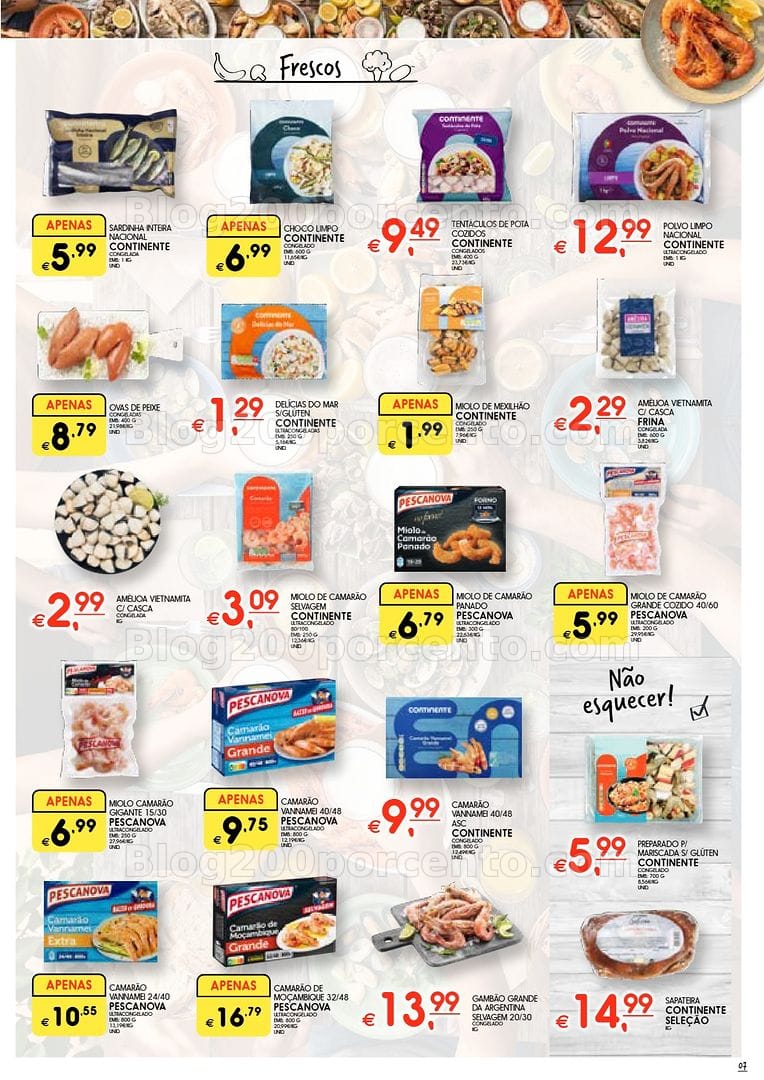 Antevisão Folheto MEU SUPER Especial Mariscos Promoções de 9 a 26 junho