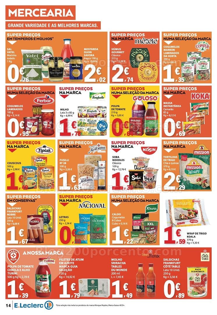 Antevisão Folheto E-LECLERC Promoções de 11 a 17 junho