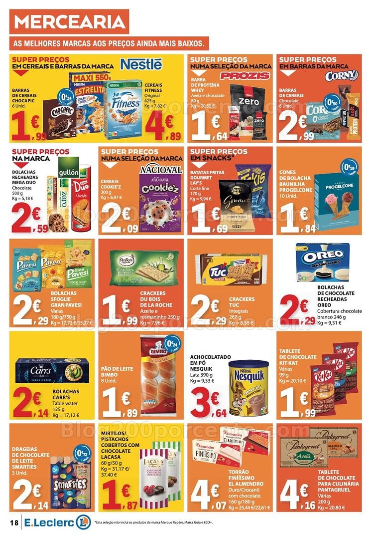 Antevisão Folheto E-LECLERC Promoções de 11 a 17 junho