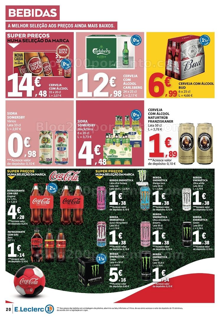 Antevisão Folheto E-LECLERC Promoções de 11 a 17 junho