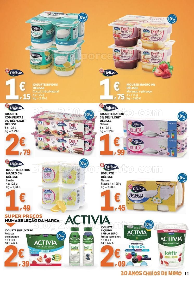 Antevisão Folheto E-LECLERC Bebidas, Gelados e Iogurtes Promoções de 16 a 28 junho