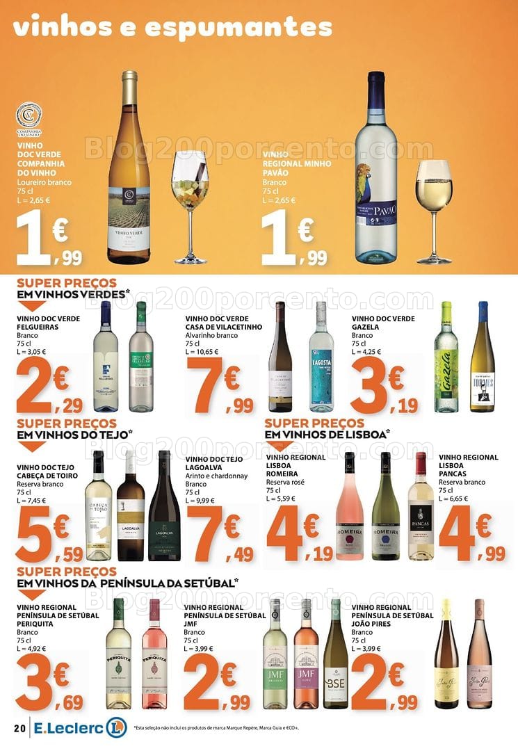 Antevisão Folheto E-LECLERC Bebidas, Gelados e Iogurtes Promoções de 16 a 28 junho