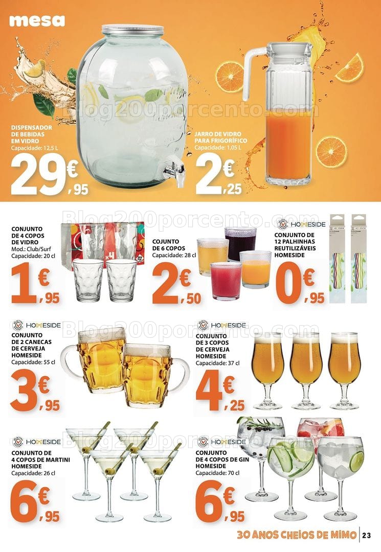 Antevisão Folheto E-LECLERC Bebidas, Gelados e Iogurtes Promoções de 16 a 28 junho