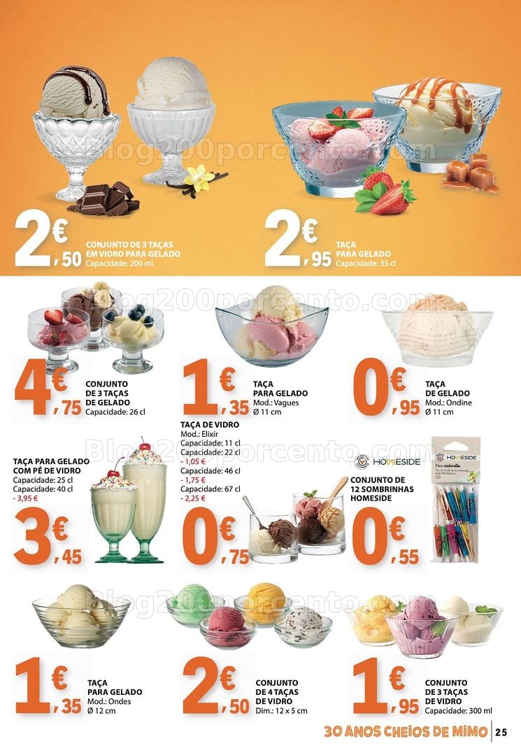 Antevisão Folheto E-LECLERC Bebidas, Gelados e Iogurtes Promoções de 16 a 28 junho