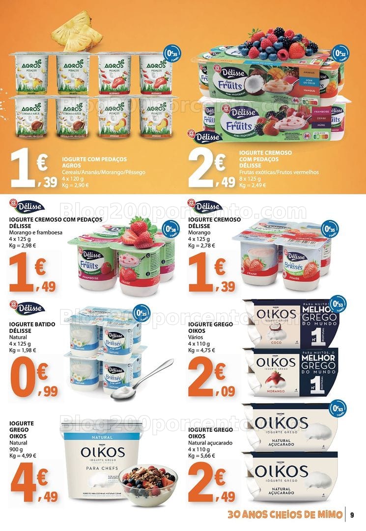 Antevisão Folheto E-LECLERC Bebidas, Gelados e Iogurtes Promoções de 16 a 28 junho