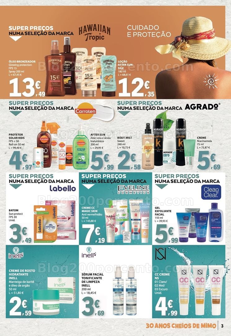 Antevisão Folheto E-LECLERC Beleza Promoções de 30 junho a 12 julho