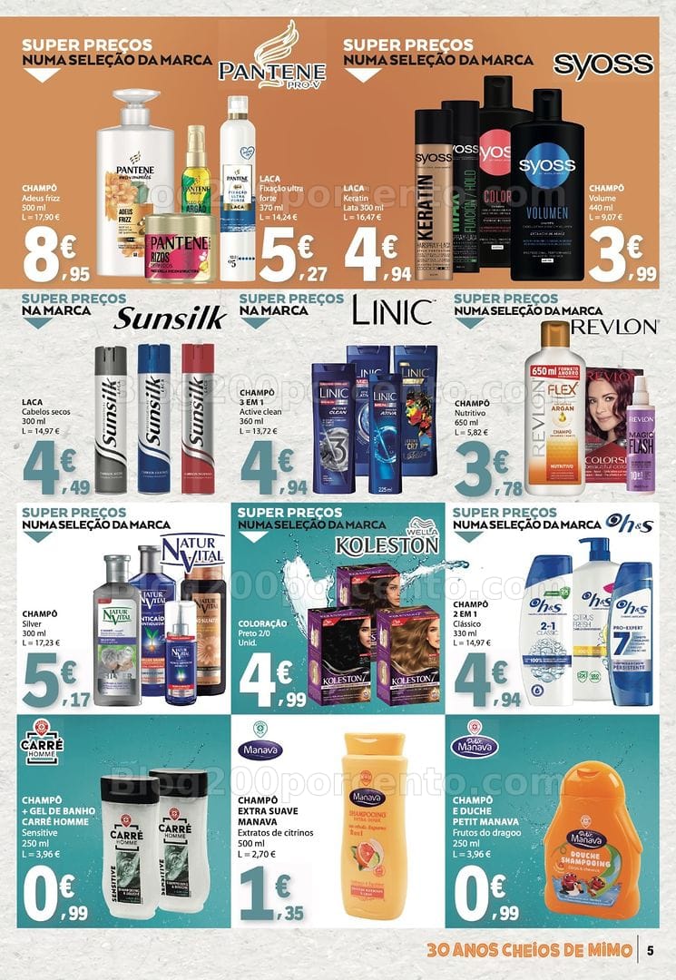 Antevisão Folheto E-LECLERC Beleza Promoções de 30 junho a 12 julho