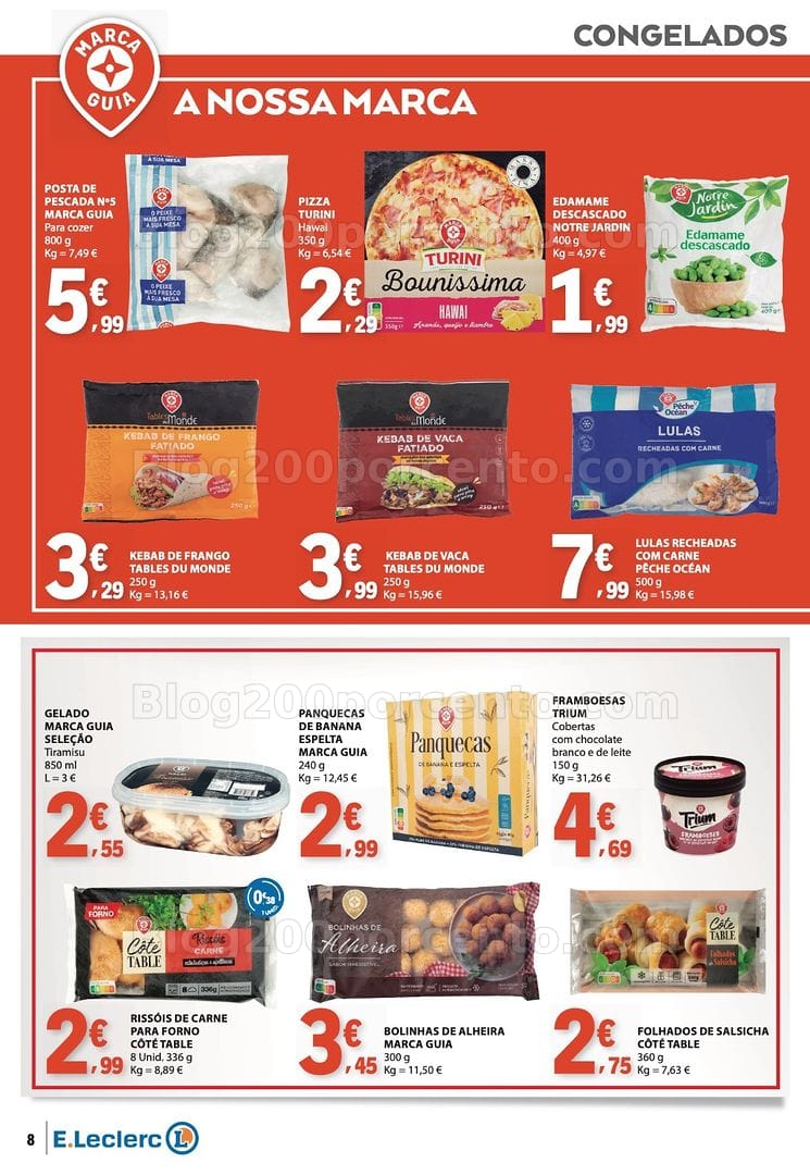 Antevisão Folheto E-LECLERC Especial Nossas Marcas Promoções de 16 a 28 junho