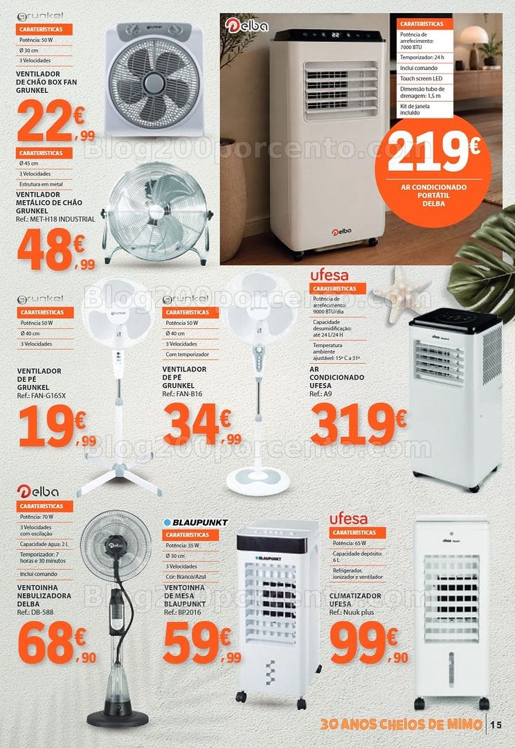 Antevisão Folheto E-LECLERC Especial Praia Promoções de 9 a 28 junho