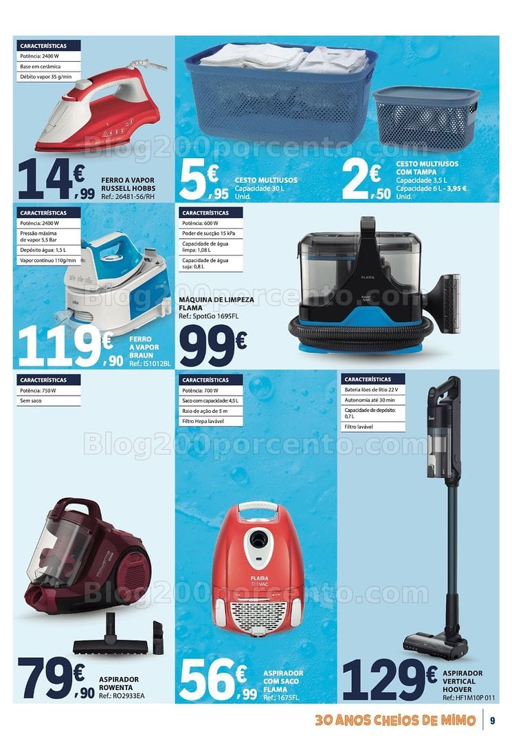 Antevisão Folheto E-LECLERC Bazar Limpeza e Bricolage Promoções de 9 a 21 junho